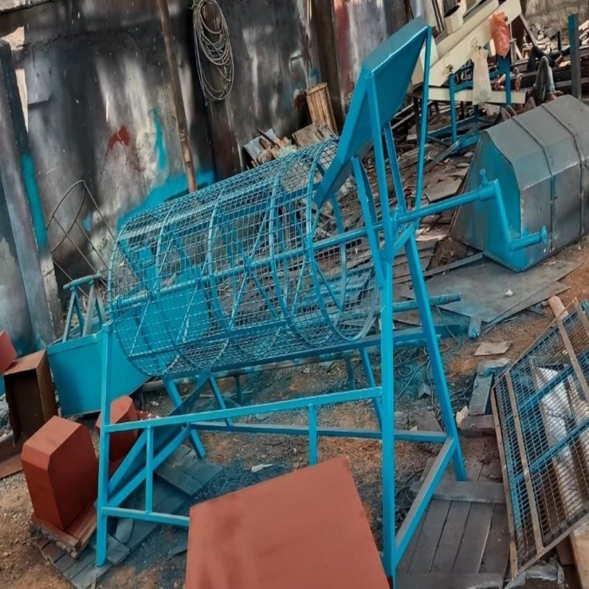 Manual Rotary Sand Sieving Machine, Not Applicbale, Capacity: 2 Tons Per Hour