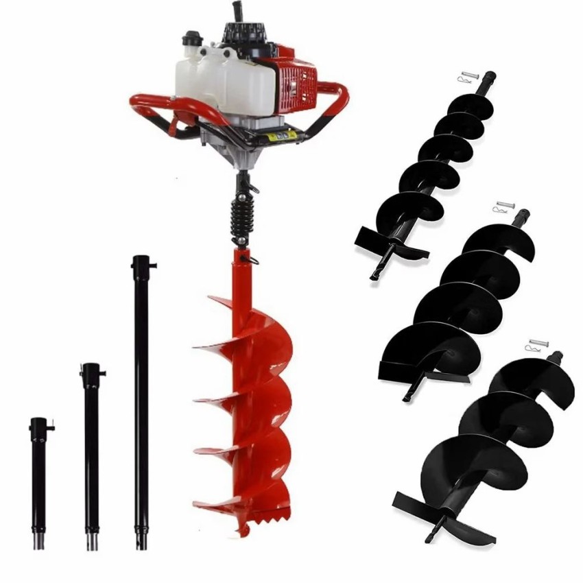 Mild Steel 3 HP Pit Digging Machine, Petrol