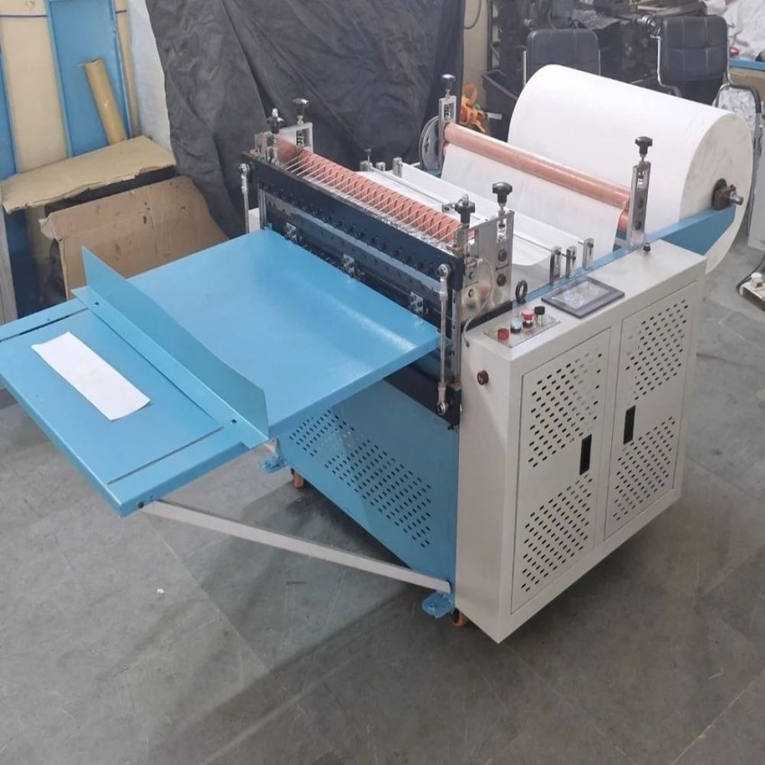 Non Woven Roll Cutting Machine, Model Name/Number: RTS-800, Automation Grade: Semi Automatic