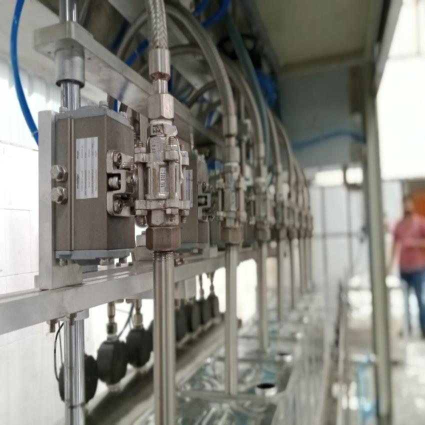 Pack Tech SS Automatic 15kg Oil Filling Machine, 2 Hp