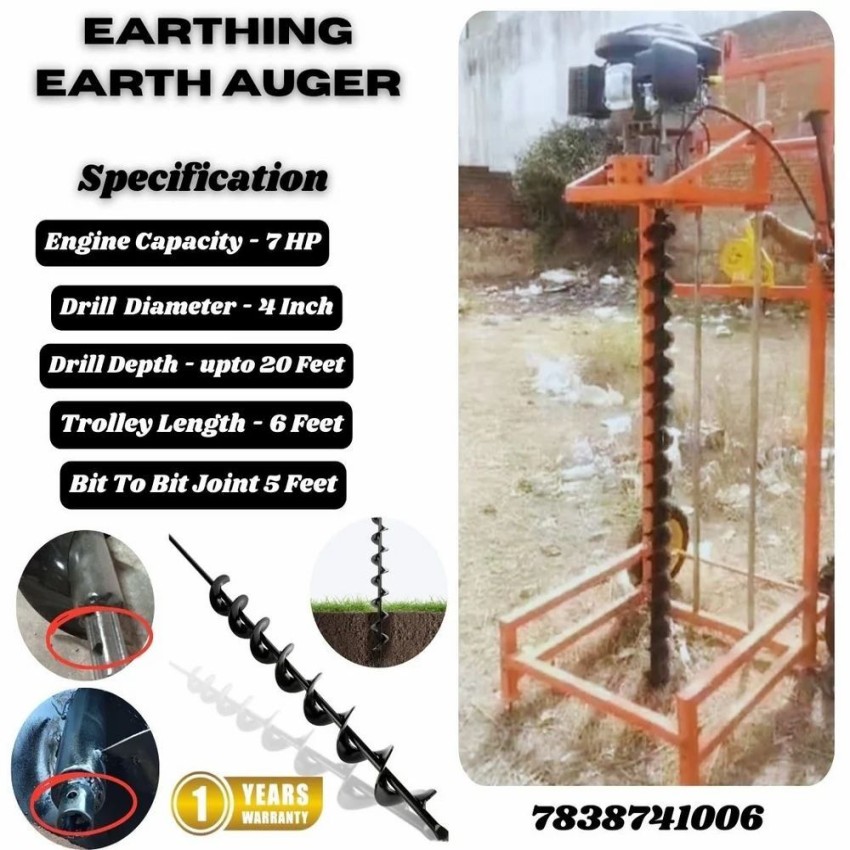 Portable Earthing auger machine