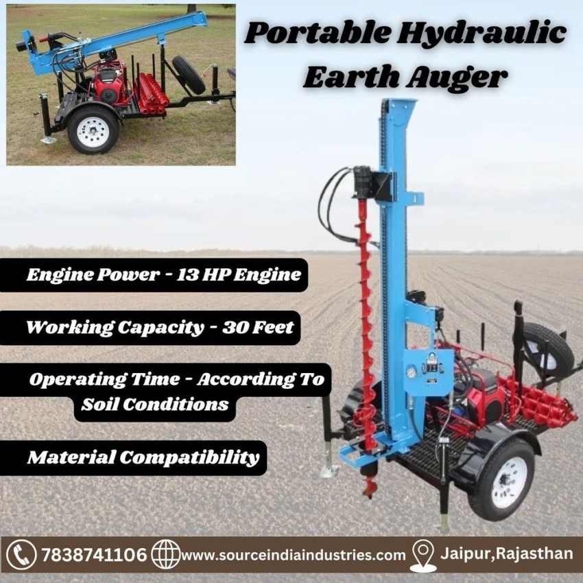 Portable Hydraulic Earth Auger