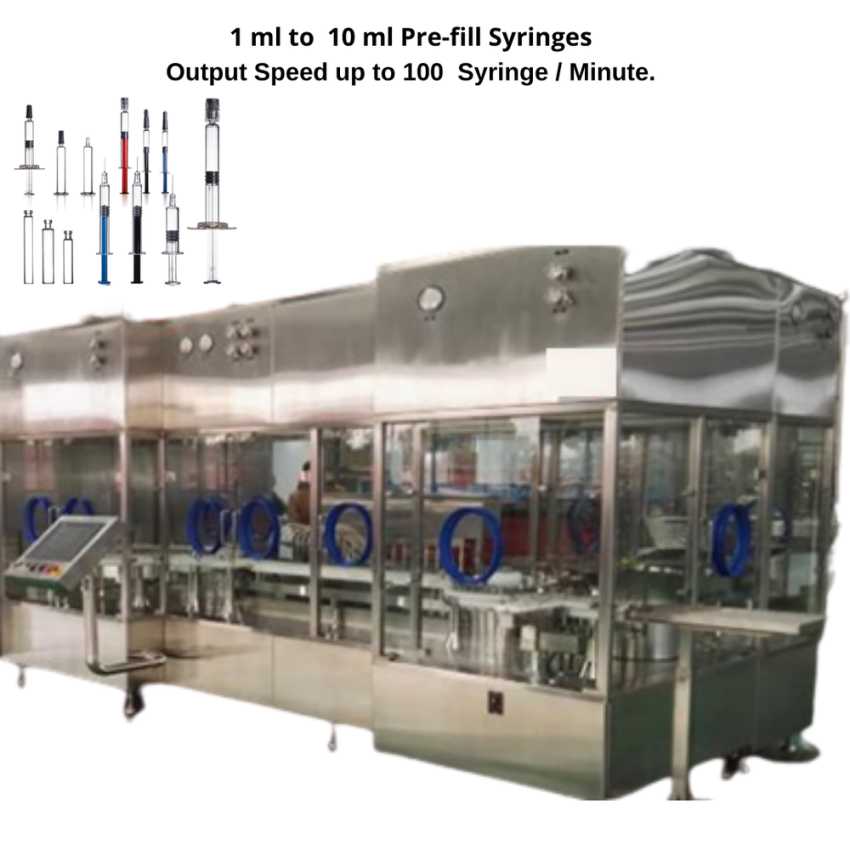 Pre- Fill Syringe Packaging Line