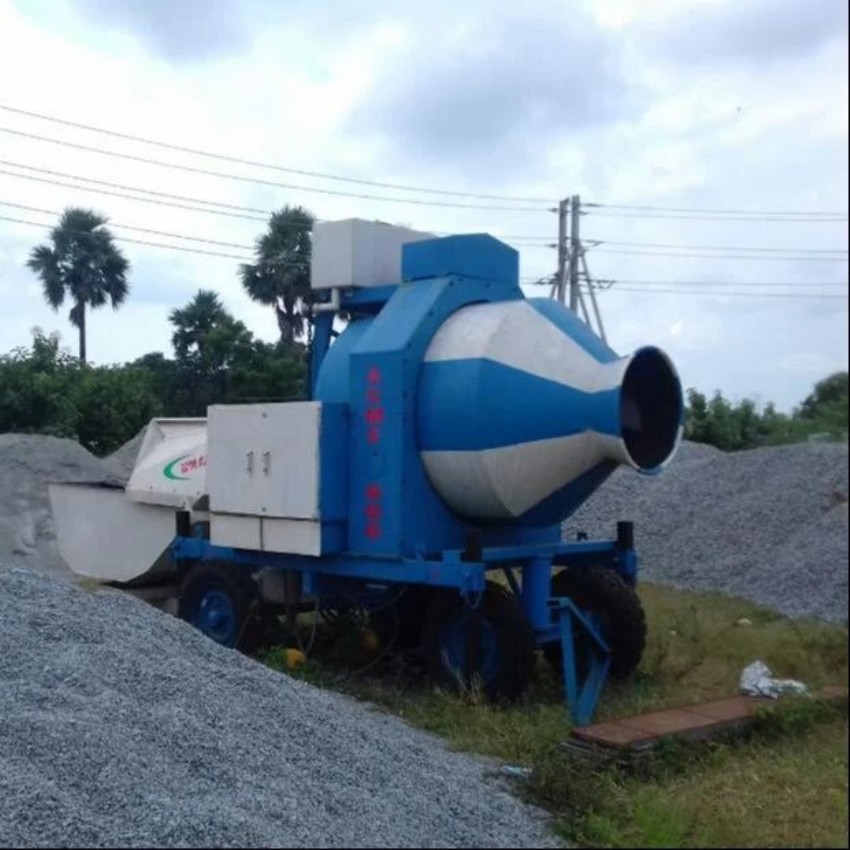Reverse Drum Mixer Electric Engine ACME RM800 Reversible Concrete Mixer, Drum Capacity: 600 L, for Construction