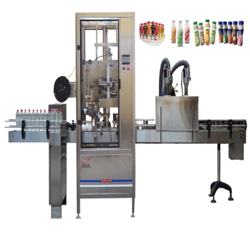 Round Automatic Shrink Sleeve Label Applicator Machine, For Industrial