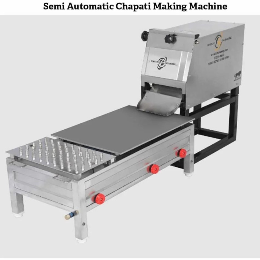 Semi Automatic Chapati Making Machine, Model Name/Number: Fs 800, Capacity: 800 Chapatis/Hour