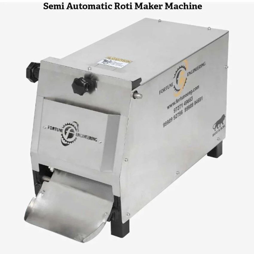 Semi Automatic Roti Maker Machine, Capacity: 1000 per Hour, Model Name/Number: FS-800