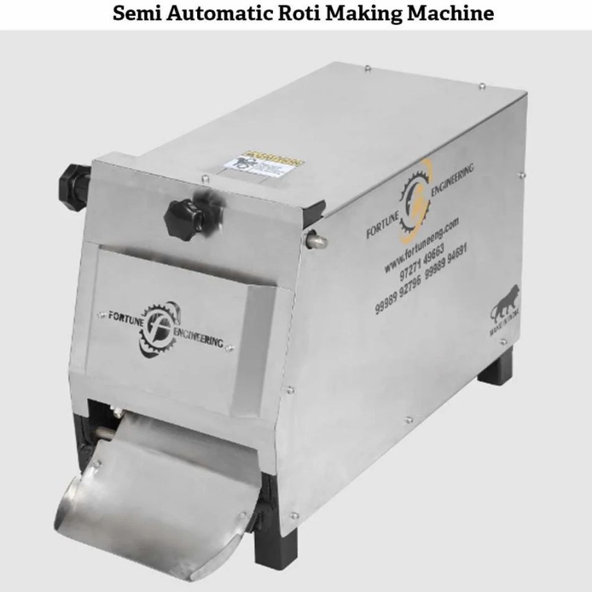 Semi Automatic Roti Making Machine, Capacity: 1000 per Hour, Model Name/Number: FS-800