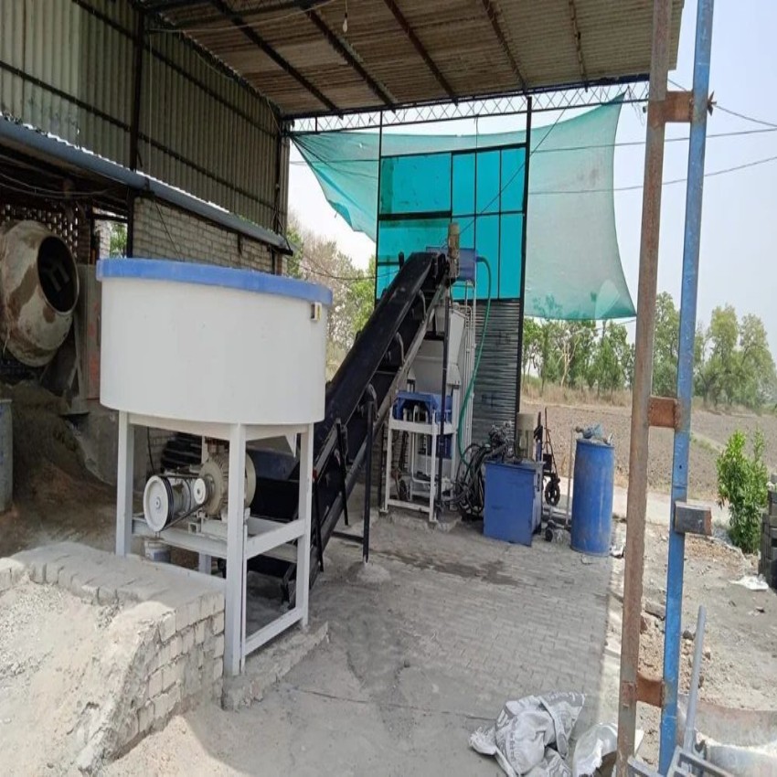 Semi-Automatic Solid High Pressure Brick Making Machine