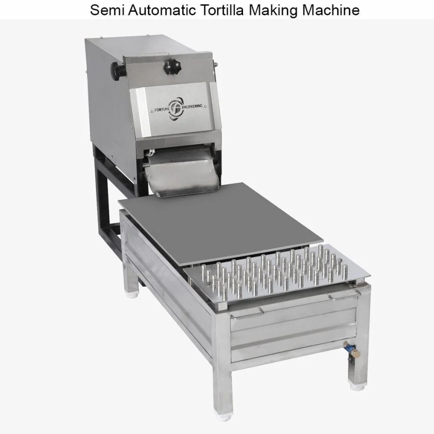 Semi Automatic Tortilla Making Machine, Capacity: 800 Tortillas/Hour, Model Name/Number: Fs 800