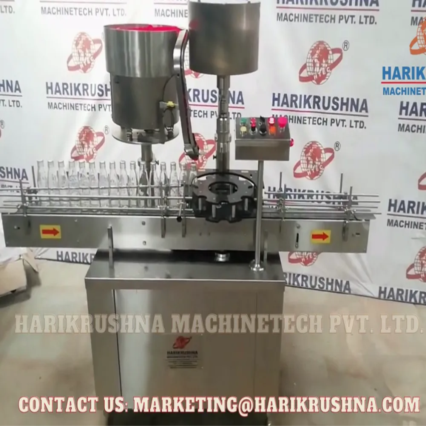 Single Head Screw Capping Machine, Capacity: Left To Right
