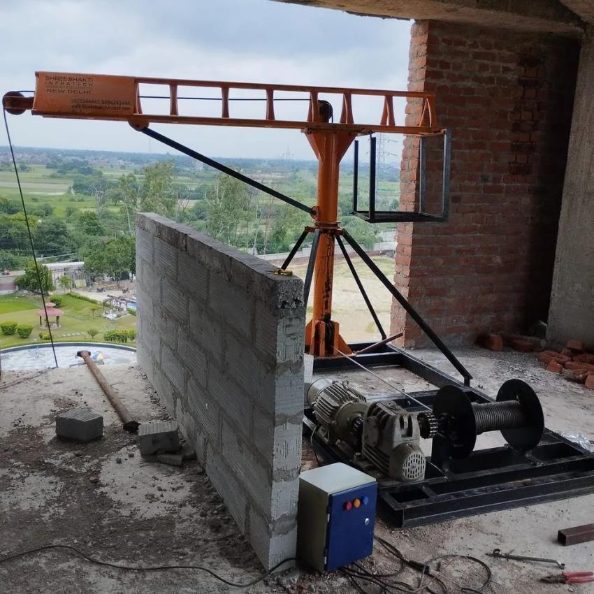 Ssi- Mh-02 Jib Crane 500 Kg, Maximum Lifting Capacity: 0-5 ton, Boom Type