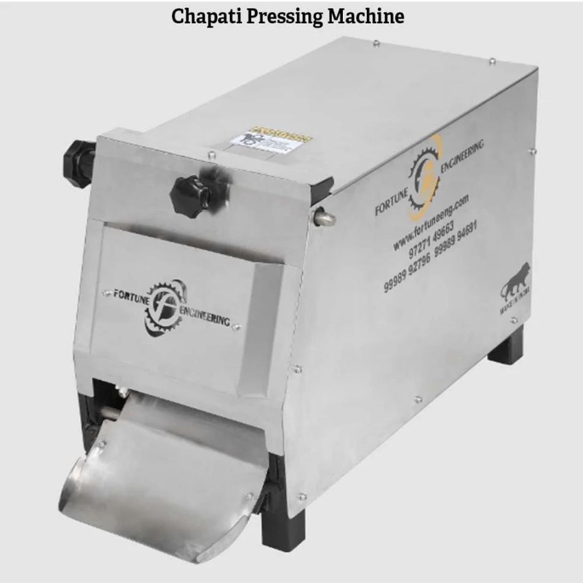 Stainless Steel Chapati Pressing Machine
