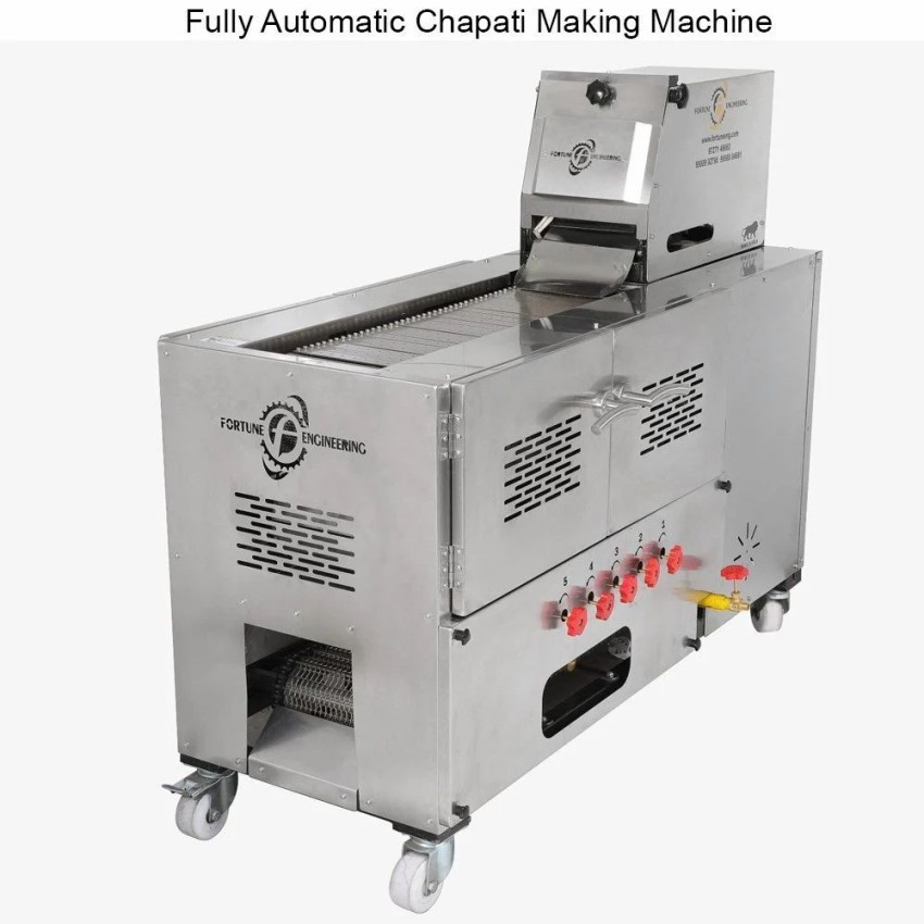 Stainless Steel Fully Automatic Chapati Making Machine, Capacity: 1000/Hour