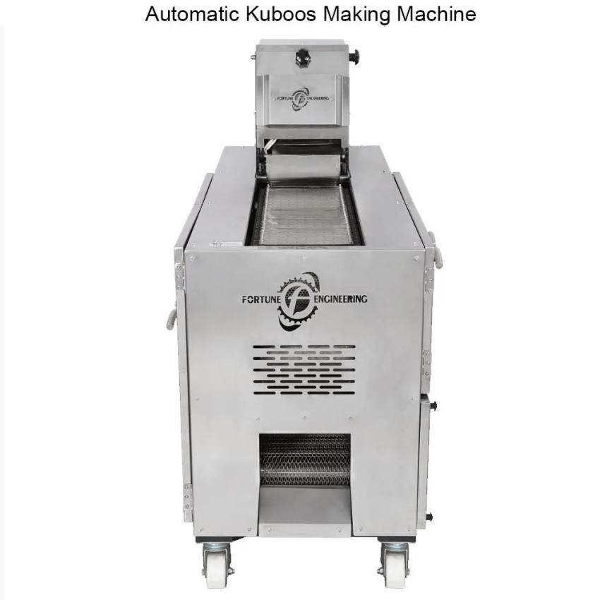 Stainless Steel(SS) Automatic Kuboos Making Machine, For Industrial/Commercial