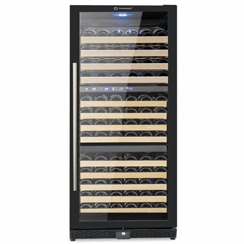 Three Temperature Zones Wine Cooler with changing lights - 101 bottles, Storage Capacity: 308