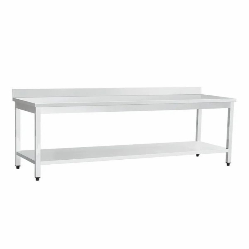 Work Table with Splash Back - 1200 mm, 4*2 Feet