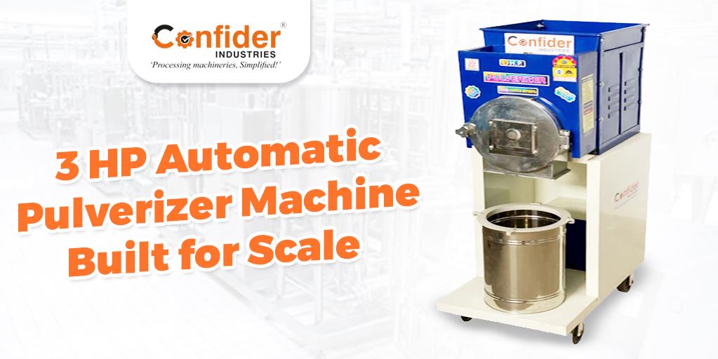3 HP Automatic Pulverizer Machine – Built for Scale