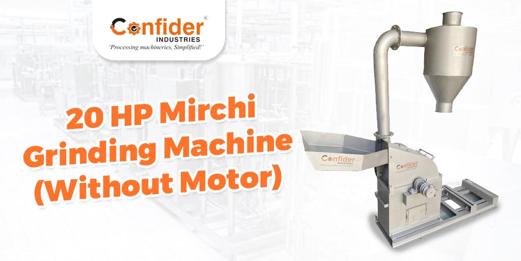 20 HP Mirchi Grinding Machine (Without Motor)