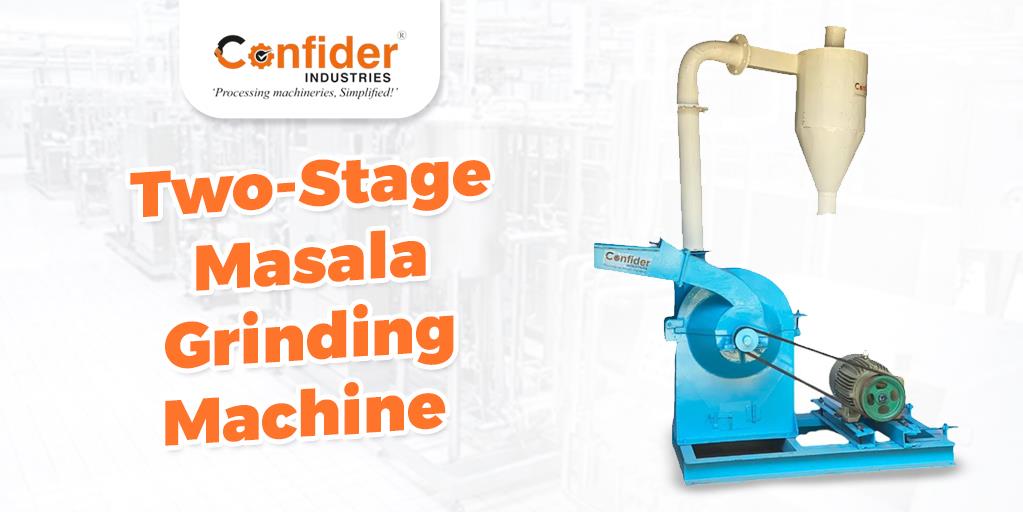 Two-Stage Masala Grinding Machine