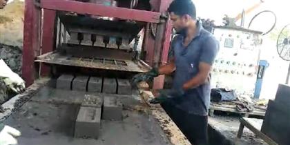 Fully Automatic Fly Ash Brick Making Machine with Auto Stacking System,2000 no/hour