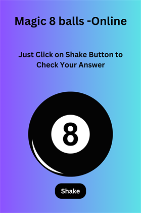 Magic 8 Ball - Online