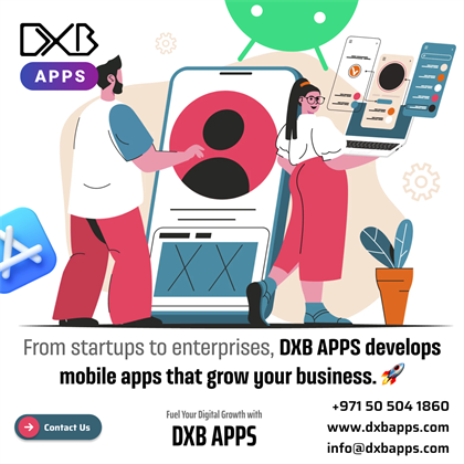 Team of Mobile App Developers at DXB APPS creating future-ready apps