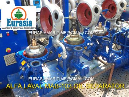 Alfa Laval oil purifier spares, MAB-103, MAB-104, Alfa Laval marine oil purifier spares