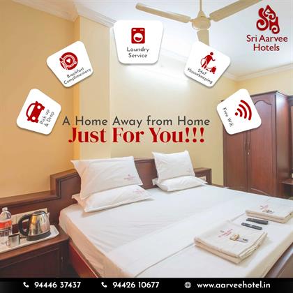 Best Place to Stay in Coimbatore: Premium Rooms Near Coimbatore Airport& Hotel with Huge Parking place with Multilevel Car Parking