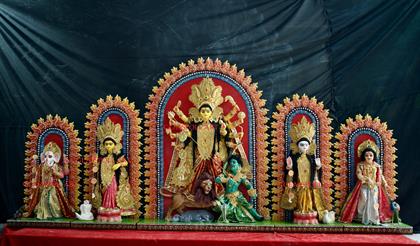 Small Durga Idol Panch Chali 