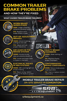 Common Trailer Brake Problems and How They’re Fixed