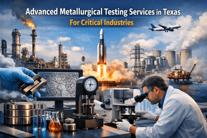 Advanced Metallurgical Testing Services in Texas for Critical Industries