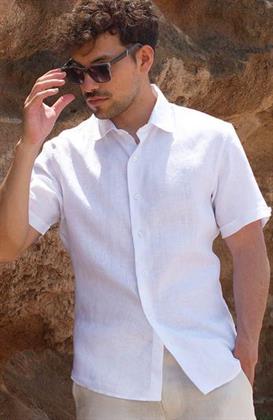 Effortless Style: How to Wear Men's Linen Short Sleeve Shirts