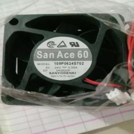 0.08A Cooling fan, 109p0624s702 24vdc 60*60*15