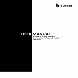 1 Deck 2 Tray Oven on 12 Tray Proofer - Electric