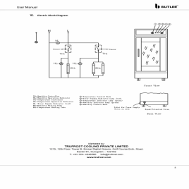 1 Deck 2 Tray Oven on 12 Tray Proofer - Electric