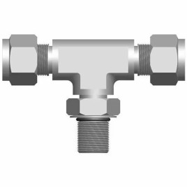 1 inch SS Male Branch Tee, For Chemical Handling Pipe