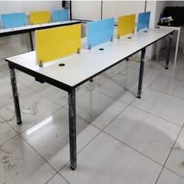 1 Seater Particle Board Modular Office Workstation Table
