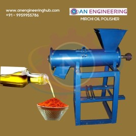 10 HP Chilli Oil Polisher, 100 kg/hr, Blower Pulverizer