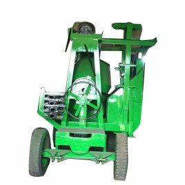 10 kW Electric 600Litre 2 Tower Lift Concrete Mixer Machine