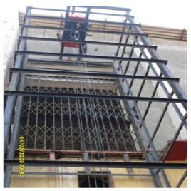>10 (m) With Trolley Cage Hoist lift, Capacity: 1 Ton