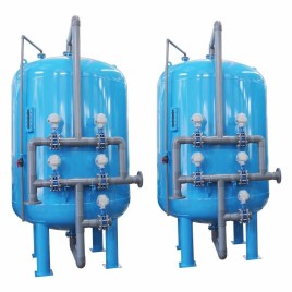 100 Kg Pressure Sand Filters, Vessel Height: 500 mm, 200 mm