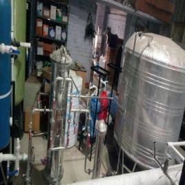 1000 LPH R O Plant in Gambia, Stainless Steel