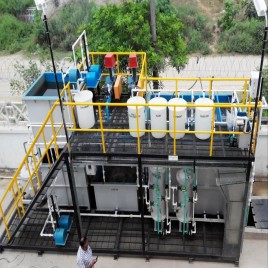 1000 LPH Standalone MBBR Sewage Treatment Plant, Pharmaceutical & Chemicals
