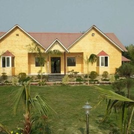 10x10 Feet Wooden Prefabricated House