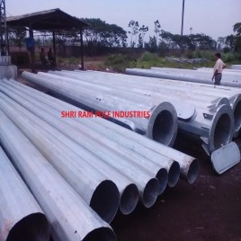 12 Meter Galvanized Octagonal High Mast Pole