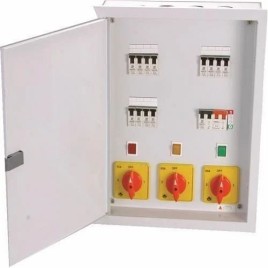 12 Way Double Door Industrial Sockets Distribution Panel, TPN