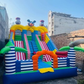 13x18 Feet 3 Line Mickey Mouse Inflatables Bounce