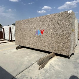 15-20 mm Khalda Cream Granite Slab, For Flooring