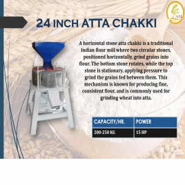 15 HP Industrial Atta Chakki Machine